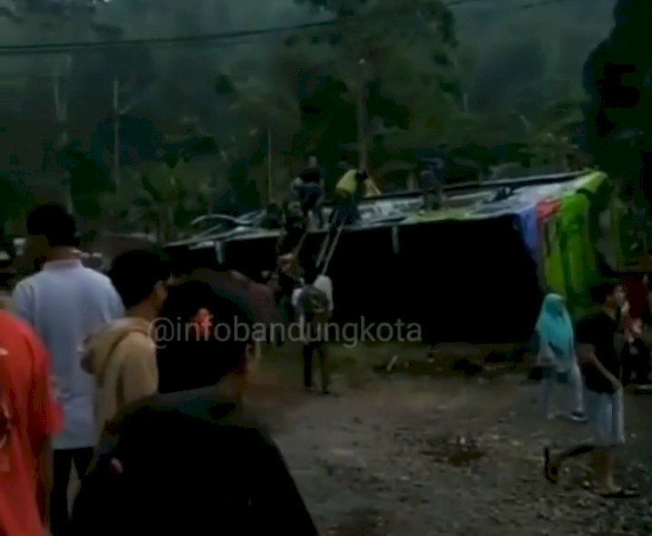 Begini Kronologi Kecelakaan Maut Bus Pariwisata di Subang