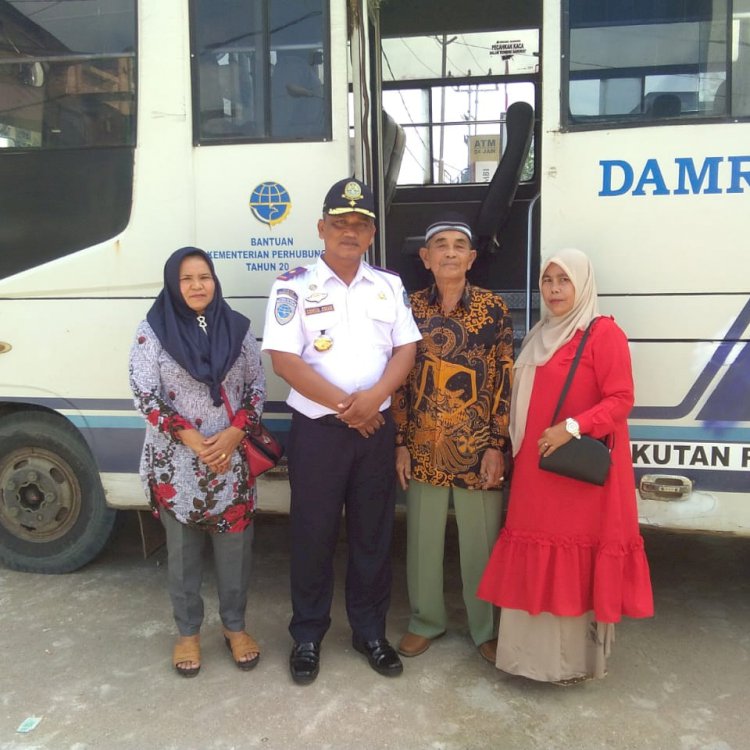 Bus Damri Resmi Beroperasi di Tanjab Barat, Ini Rute-rutenya