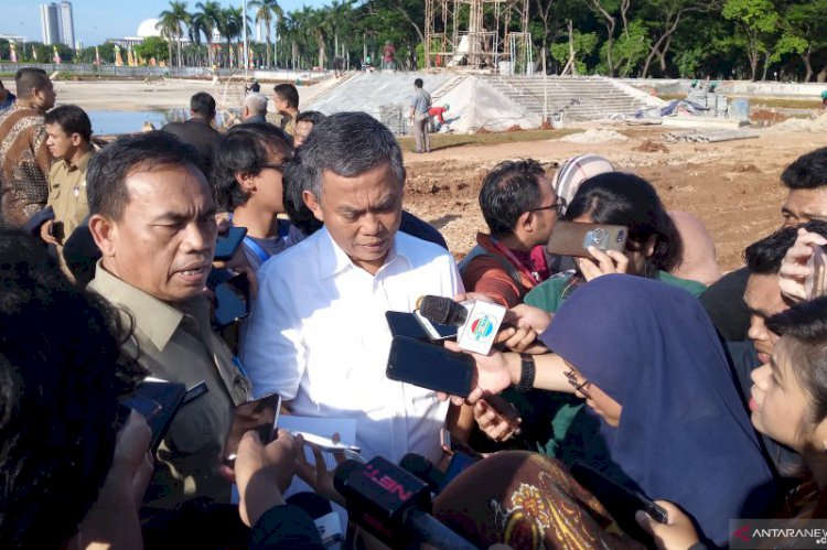 Rabu Besok Revitalisasi Monas Dihentikan Sementara