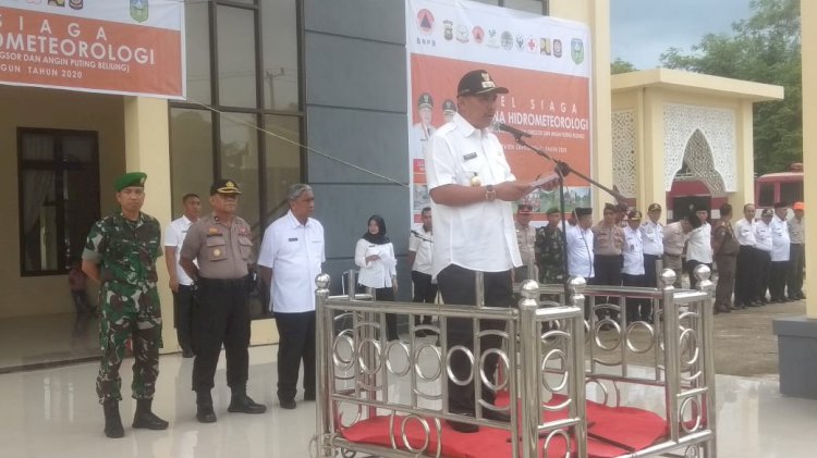 Wabup Sarolangun Pimpin Apel Siaga Bencana Hidrometeorologi Tahun 2020