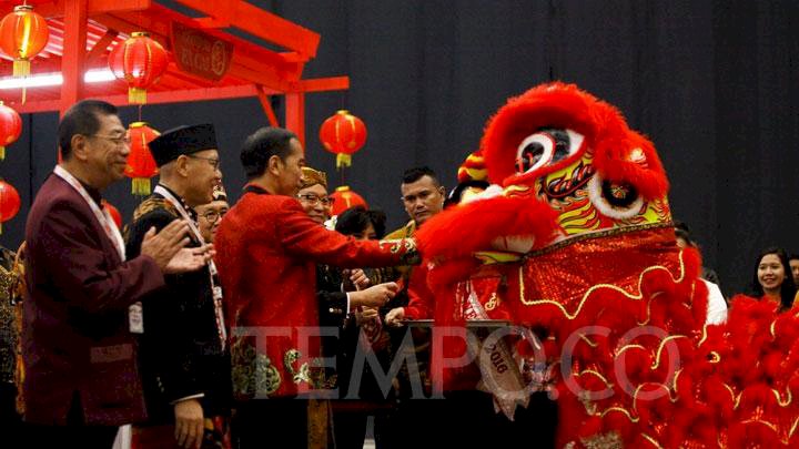 Imlek Tahun Tikus Logam, Jokowi: Kalau Kerja Biasa-biasa Saja Bahaya!