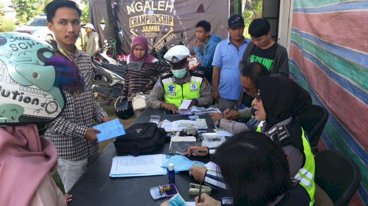 Sejam Razia, Satlantas Muarojambi Tilang Puluhan Pengendara