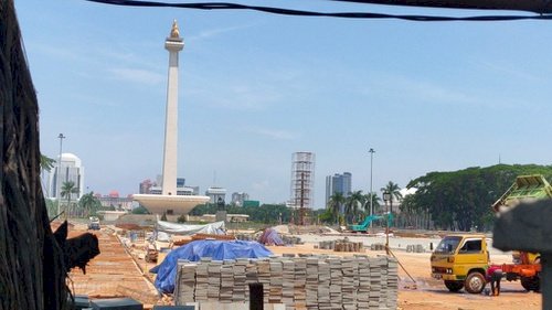Revitalisasi Monas, Anies Baswedan Masih Bungkam