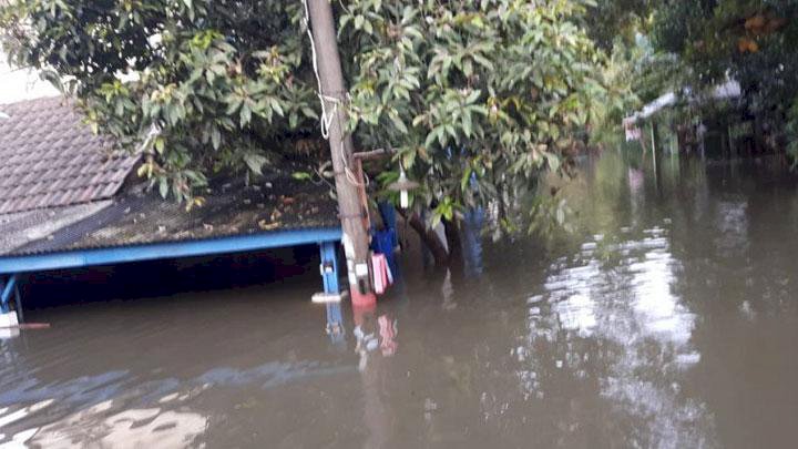 Banjir di Periuk Wako Tangerang Sebut Perlu Normalisasi Sungai Cirarab
