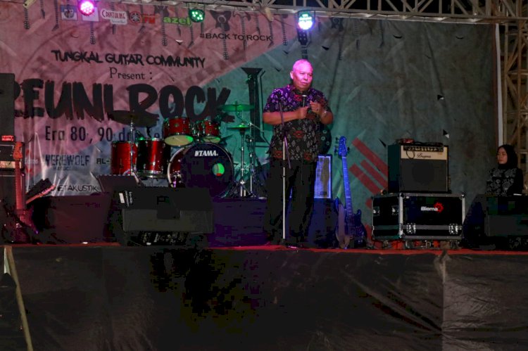 Festival Musik Rock di Tanjab Barat, Bupati Safrial: Saya Serasa Kembali Muda