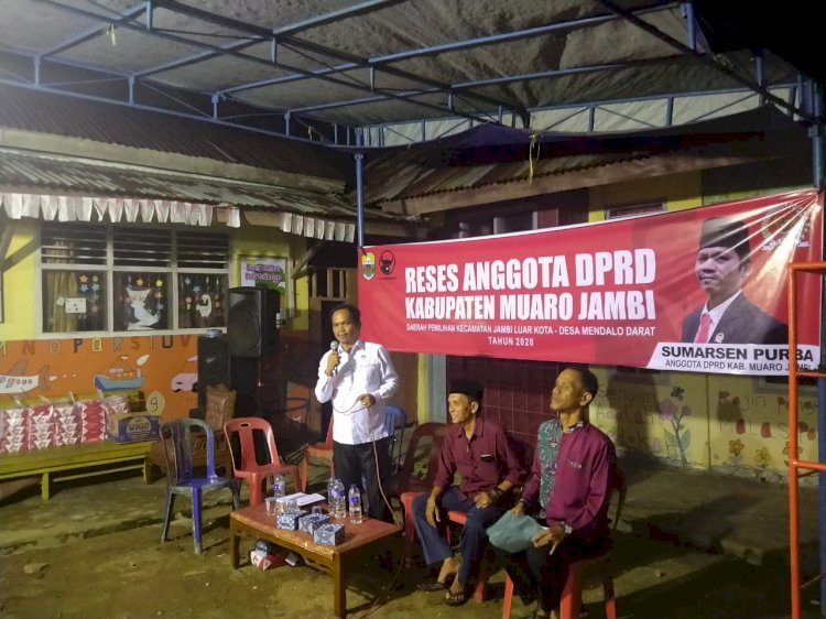 Reses Dapil V, Anggota DPRD Sumarsen Purba Tampung Aspirasi Warga Mendalo Darat