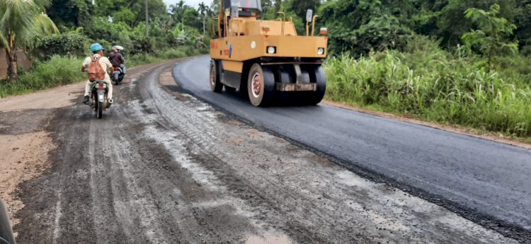 Jalan di Muarojambi Ini Diperbaiki Perusahaan, Begini Kata Dinas PUPR