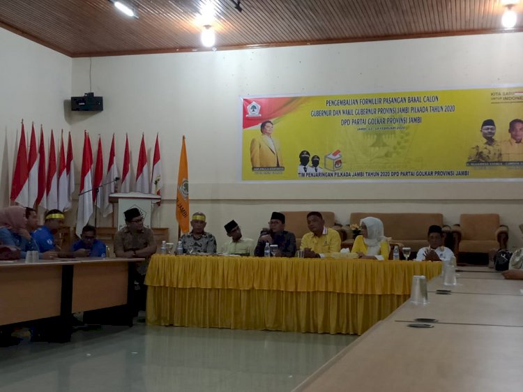 Di Hadapan Tim Penjaringan Golkar, Fachrori Sebut Safrial jadi Pendampingnya