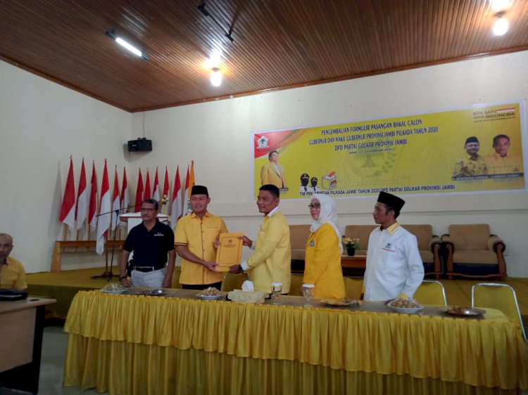 Sukandar Daftar Jadi Wakil Gubernur, DPD I Golkar Jambi: Kita Memang Ingin Cawagub dari Golkar