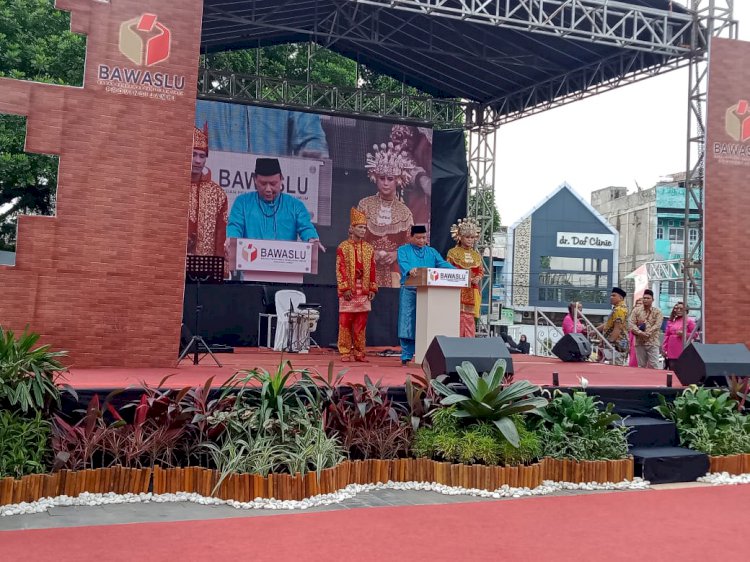 Hadiri Launching Pengawasan Pilkada di Jambi, Ini Pesan Ketua Bawaslu RI