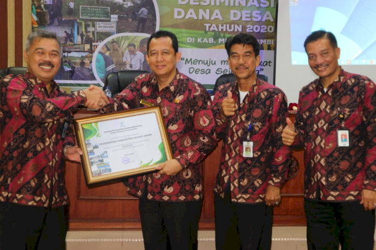 Muarojambi Pemda Berkinerja Baik Dalam Penyaluran Dana Desa TA 2019