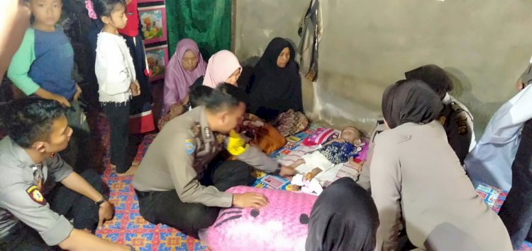 Polres Bungo Bikin 'Gemar Beruntung' Bantu Balita Alami Gizi Buruk