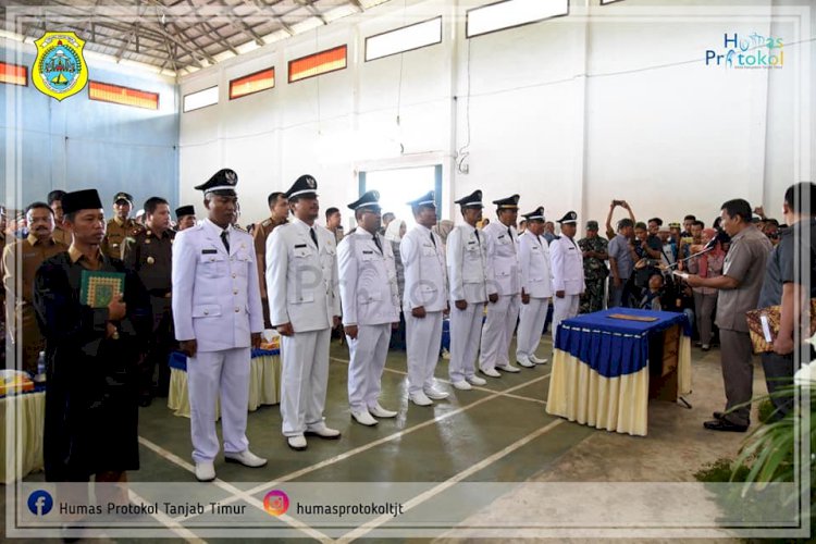 Bupati Tanjab Timur Lantik Kades Terpilih