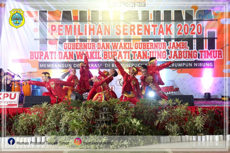 Sekda Tanjab Timur Hadiri Launching Pemilihan Serentak Tahun 2020