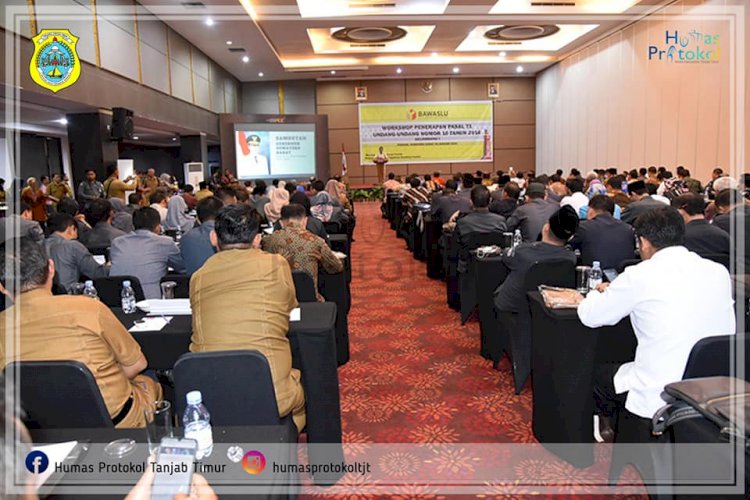 Wakil Bupati Tanjab Timur Hadiri Acara Workshop Penerapan Pasal 71 UU Nomor 10 Tahun 2016