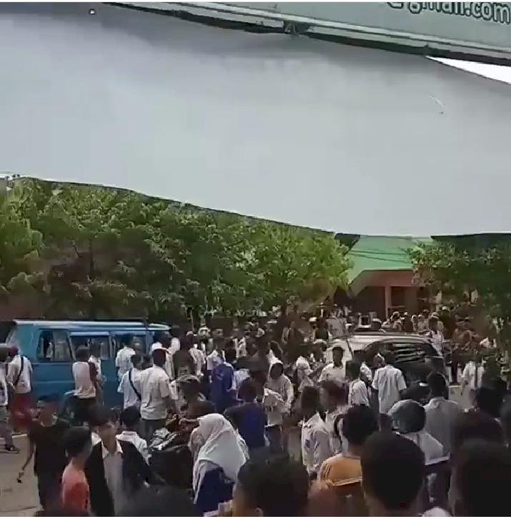Aksi Tawuran Siswa di Kota Jambi Kembali Berlanjut, SMK N 1 Kota Jambi Diserang