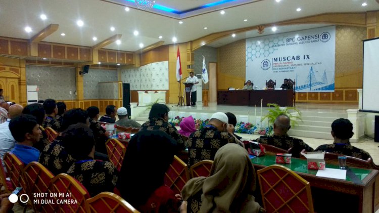 Muscab Gapensi Tanjab Barat Sepi, Ketua: Banyak yang Tidak Disejahterakan