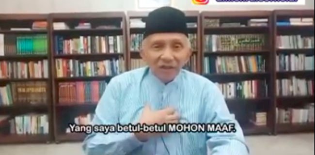 Usai Kongres V PAN, Amien Rais Minta Maaf Kepada Semuanya: Partai Lain Nggak Ada yang Seburuk Partai Saya Ini