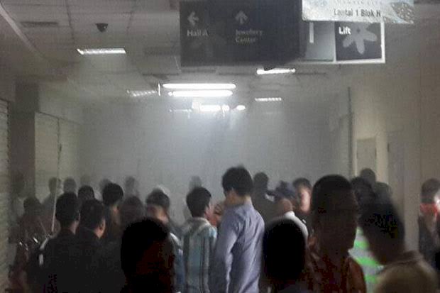 Mal Thamrin City Terbakar, Lima Unit Damkar Dikerahkan