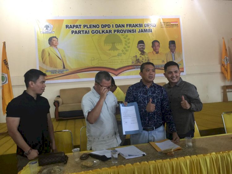Musda DPD I Golkar Jambi, Mantan Anggota Dewan Ini Diam-diam Ambil Formulir Pendaftaran