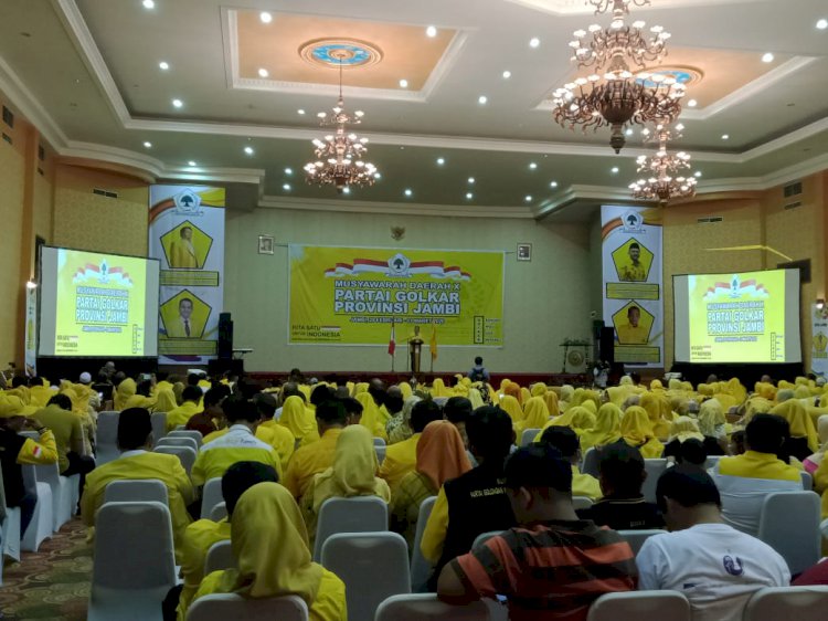 Musda Golkar Jambi, Roem Kono: Saya Harus Pastikan Berjalan Lancar