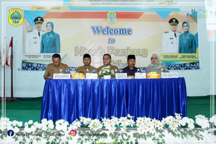 Sekda Tanjab Timur Pimpin Musrenbang Kecamatan Nipah Panjang