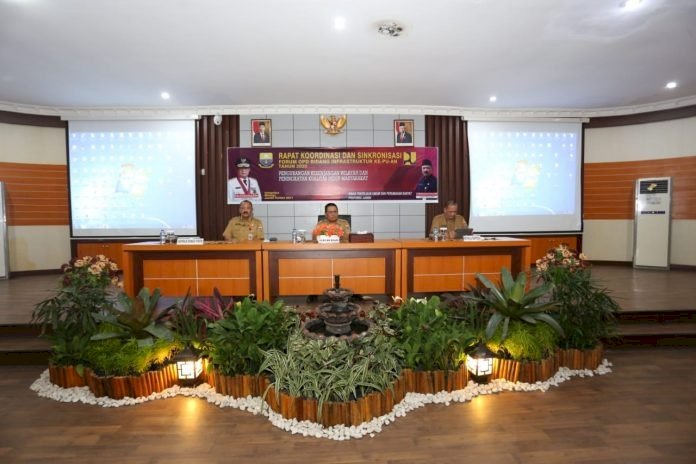 Dinas PUPR Gelar Rapat Sinkronisasi Forum OPD Bidang infrastruktur Tahun 2020