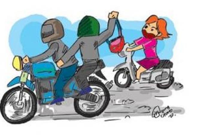 Aksi Kejar-kejaran Wanita Muda dan Jambret di Jalanan Bikin Heboh