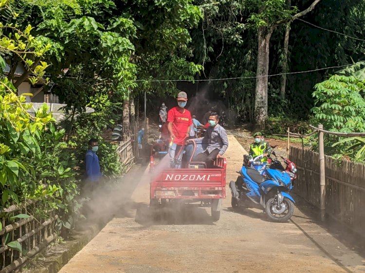 Antisipasi Corona, Desa Baru Semerah Kerinci Lakukan Hal Ini