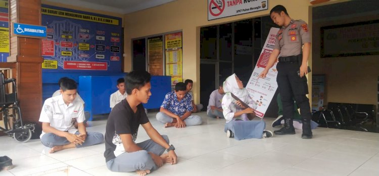 Kocak, Sekolah Diliburkan, Ratusan Siswa di Merangin Malah Konvoi Coret Seragam